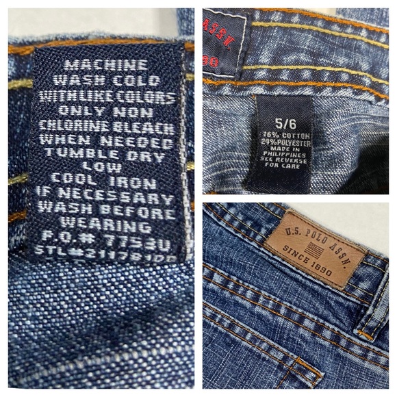 Vintage U.S. POLO ASSN. Medium Wash Bleached Jeans - Picture 12 of 13